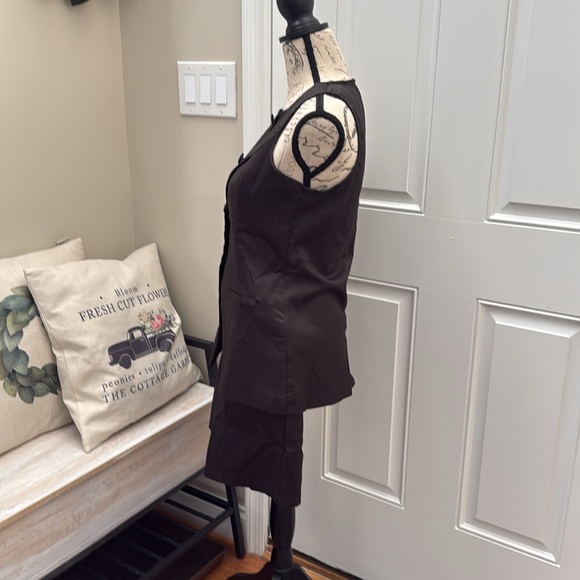 NWOT Nice to Meet You Black Vest&Shorts set in sz small. Avail in black or white - Picture 6 of 15